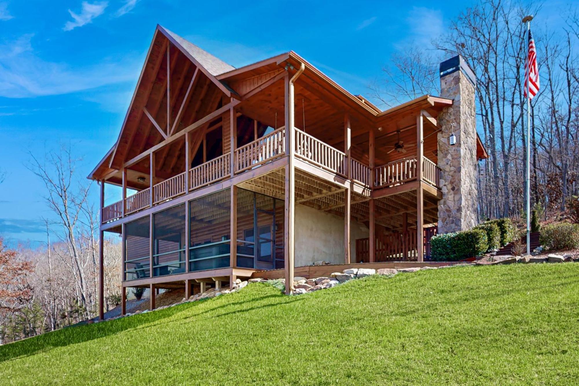 Bougie Bear Cabin Morganton 外观 照片